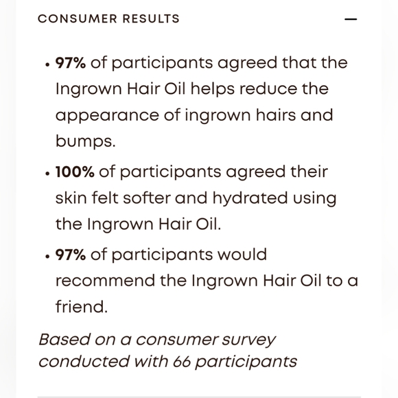 NIB Bush Balm Ingrown Hair Oil in Sweet Escape - Picture 7 of 9